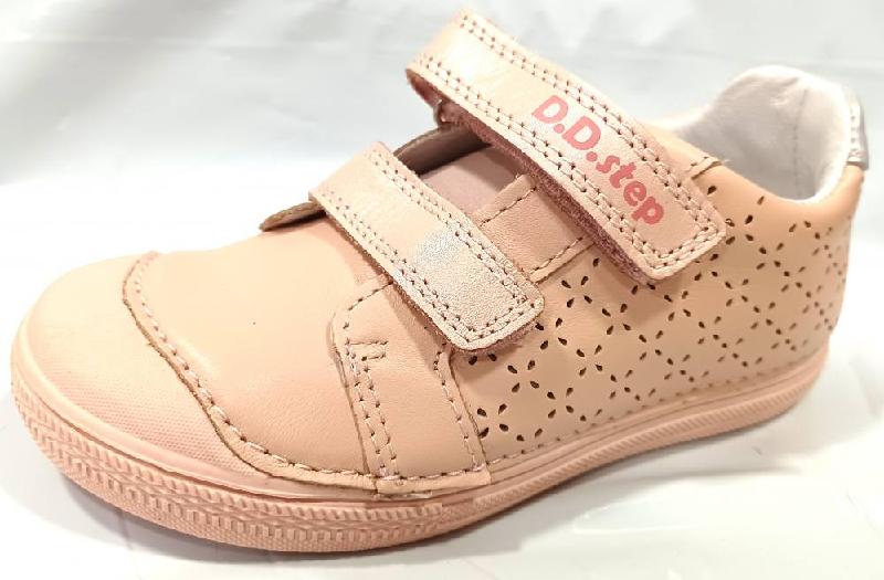 D.d.step S049-692M baby pink dívčí celoroční kožená obuv