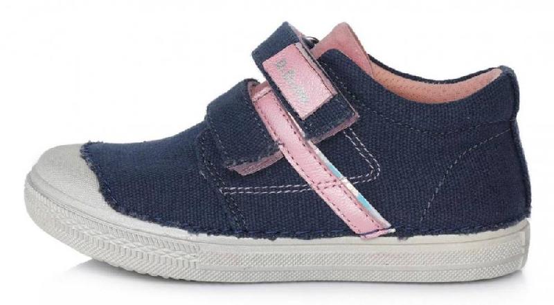 D.D.STEP C049-544B ROYAL BLUE dívčí plátěná obuv