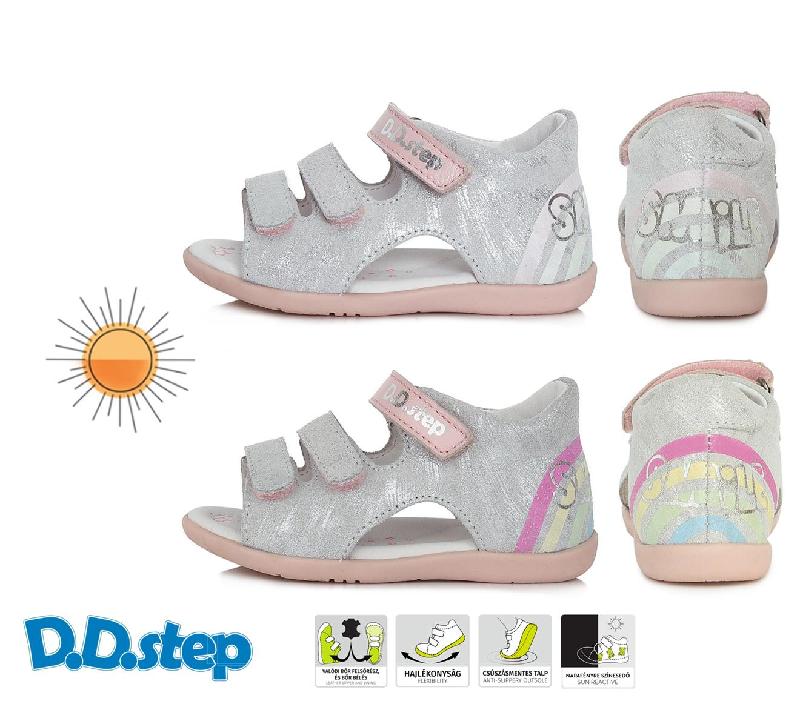 Ddstep G075-345 kožený dívčí sandál