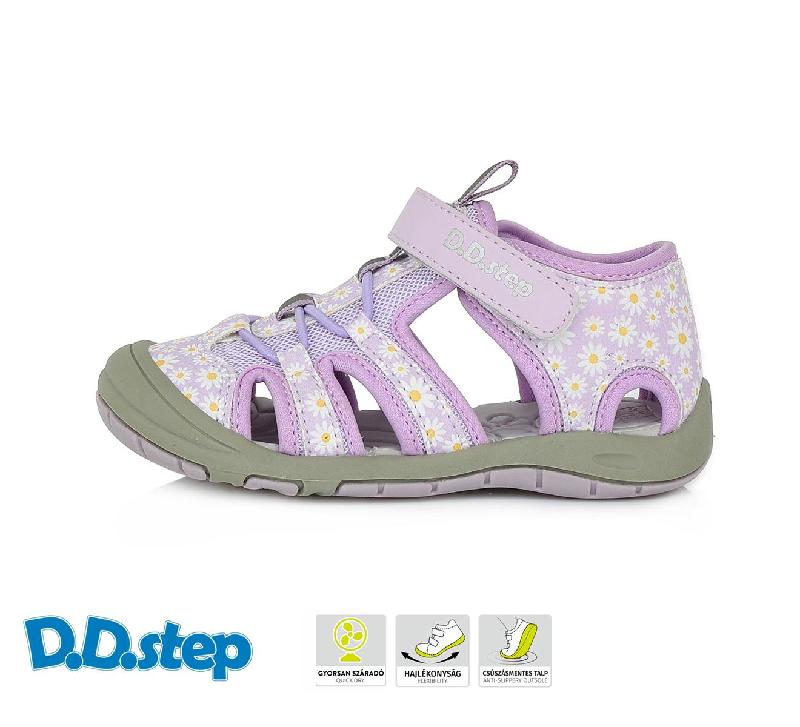 Ddstep G065-394A fialová Dívčí letní sportovní sandály