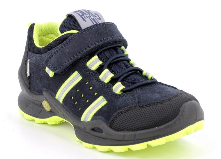 Primigi 7883000 NAVY-DARK BLUE chlapecká vycházková kožená celoroční obuv s membránou Gore tex