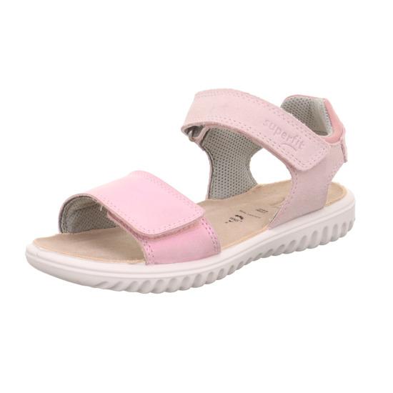 Superfit 1-009011-5510 Sparkle dívčí kožený letní sandál