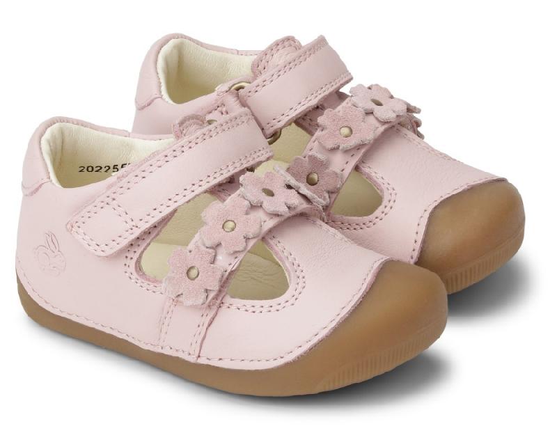 Bundgaard BG202255/3110 Petit Summer Flower Rose  dívčí barefoot letní sandál