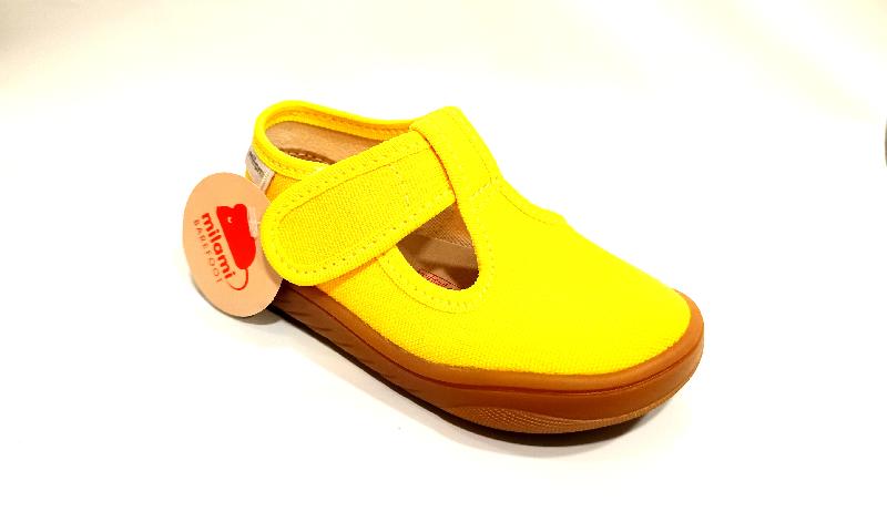 Milami BF1-11a Yellow barefoot textilní přezůvky