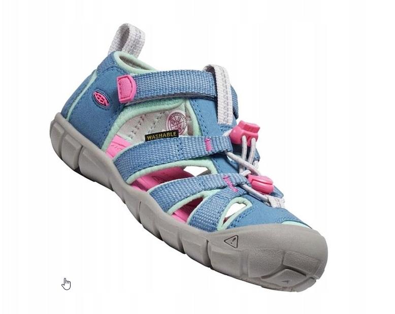 Keen 1028841 seacamp Seacamp II coronet blue/hot pink dívčí letní sandál