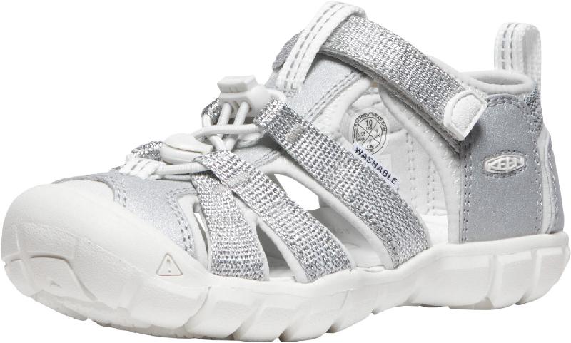  1027414 SEACAMP II CNX CHILDREN silver/star white dívčí sportovní sandál