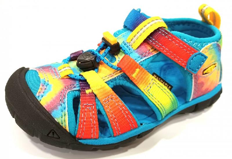 Keen seacamp 1025133 vivid blue/original tie dye hybridní sandál