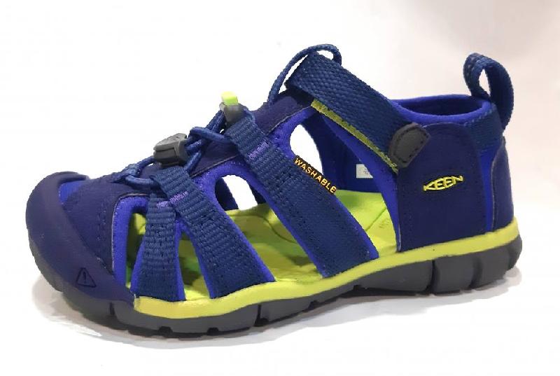 Keen seacamp 1022978 blue depths/chartreuse hybridní sandál