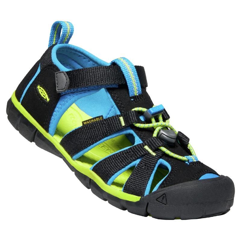 Keen 1022969 SEACAMP II CNX C-BLACK/BRILL BLUE, US 13