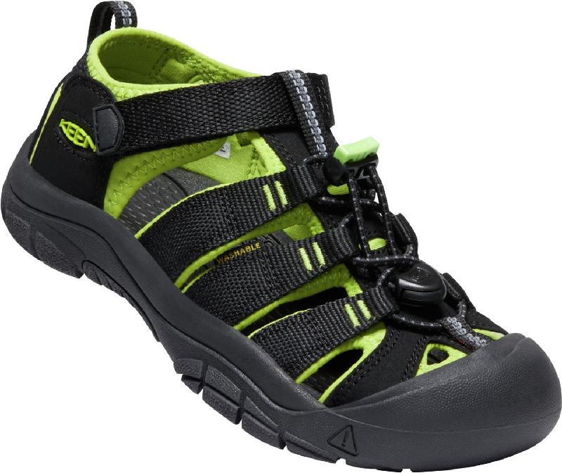  1009965 NEWPORT H2 YOUTH black/lime green chlapecký letní sandál