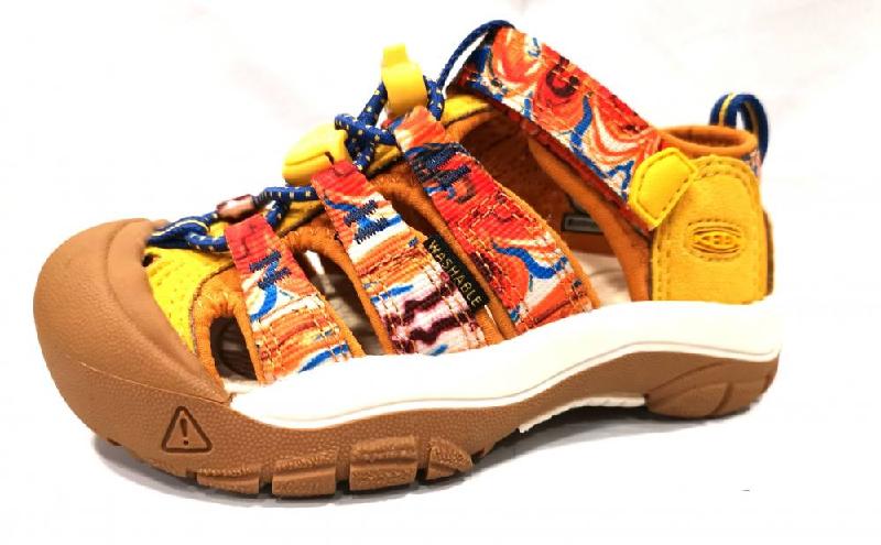 Keen 1026272 newport orange peel/yellow hybridní sandál