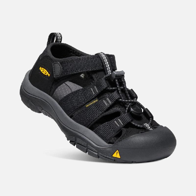 Keen 1022838 NEWPORT H2 YOUTH black/keen yellow US 2