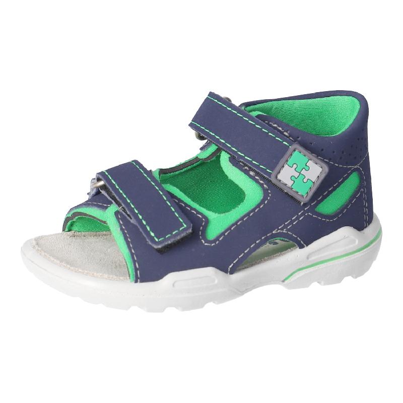 Ricosta 3200102/170 MANTO nautic/neongrün Kent/Mamba chlapecký letní sandál