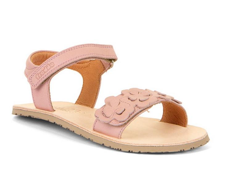 Froddo G3150265-8 Pink dívčí kožený barefoot letní sandál