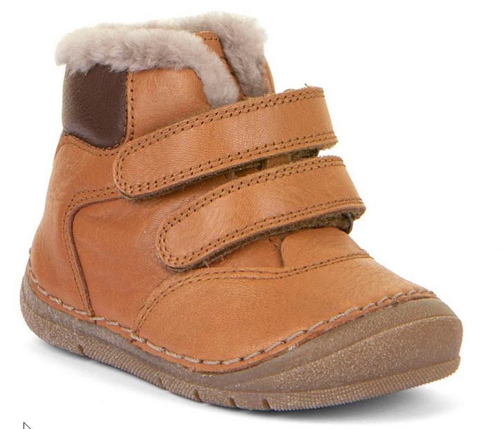 Froddo G2110143-6 BROWN dětská zimní kožená chlapecká obuv