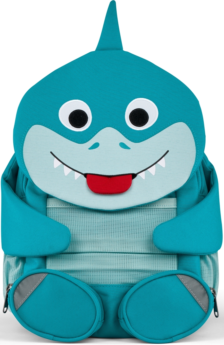 Affenzahn 30041-10 Shark Dětský batoh do školky Affenzahn Large Friend Shark - blue
