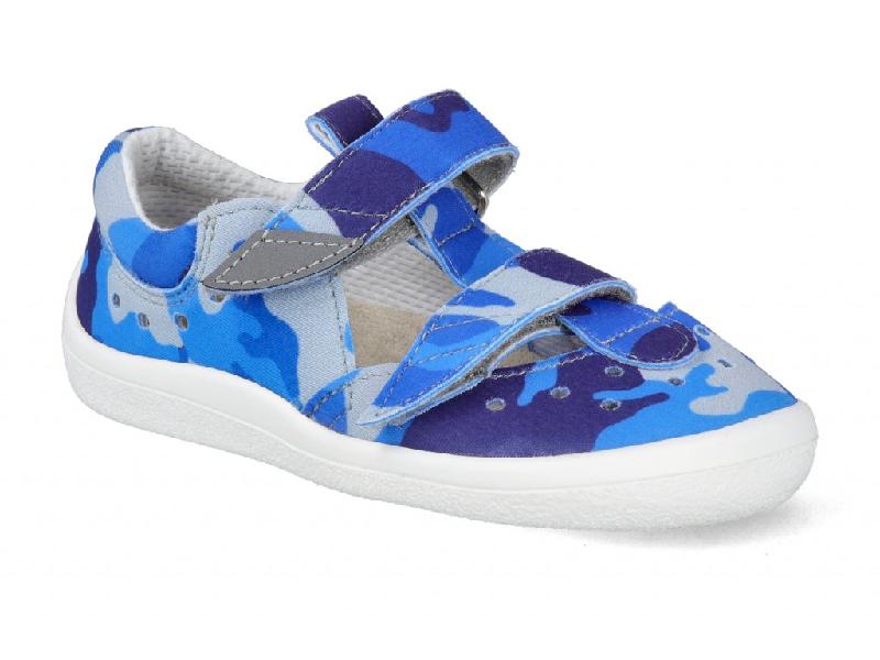 Beda BF 0001/SD W blue chlapecká barefoot sandál