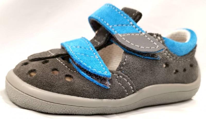 Beda BF0001/sd/w Robin kožené barefoot chlapecké sandály