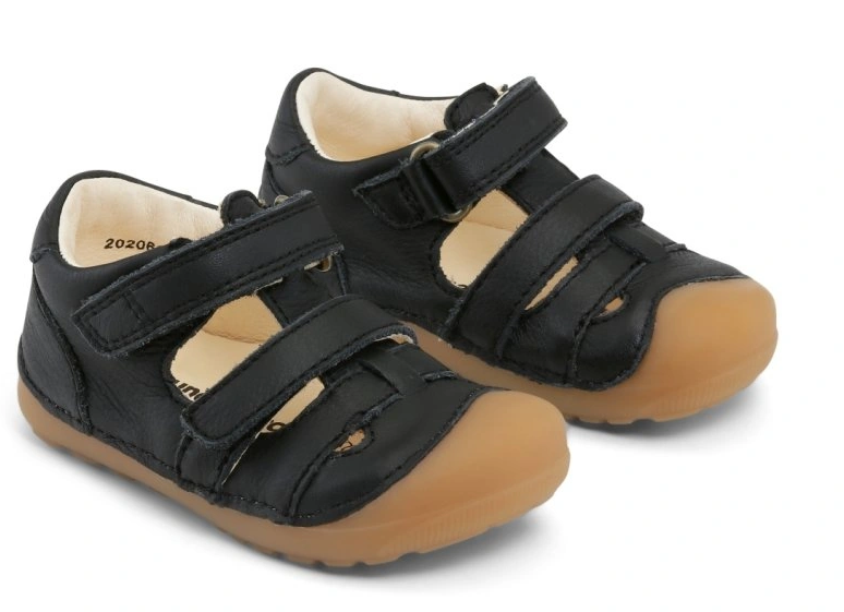 Bundgaard bg202066/100 black barefoot kožené letní sandálky