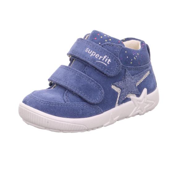 Superfit 1-006443-8000 STARLIGHT dívčí kožená celoroční obuv