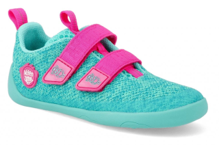 Affenzahn 00397-30003 Sneaker Knit Happy Turquoise dívčí barefoot celoroční obuv