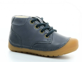 Bungaard BG101162/519 Navy barefoot kožená celoroční obuv