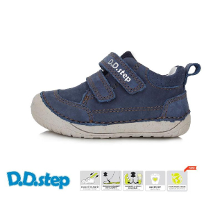 Ddstep S070-41351A chlapecká kožená barefoot celoroční obuv