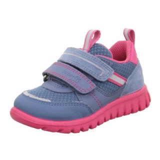 Superfit 1-006203-8020 Sport Mini blau/pink celoroční dívčí obuv