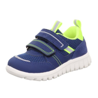 Superfit 1-006203-8010 Sport Mini blau/gelb celoroční chlapecká obuv