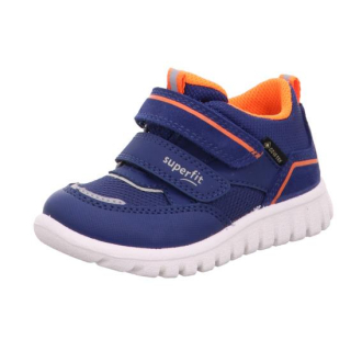 Superfit 1-006200-8010 Sport Mini blau/orange celoroční chlapecká obuv s membránou Gore-tex