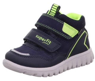 Superfit 1-006199-8000 Sport7 Mini blau/gelb chlapecké celoroční boty s membránou Gore texchlapecké celoroční boty