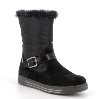 Primigi 6865811 BLACK Dívčí zimní obuv s membránou Gore tex