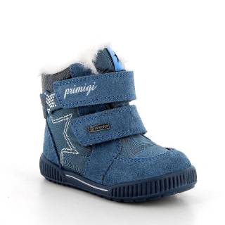 Primigi 6859222 JEANS dívčí zimní obuv s membránou Gore tex