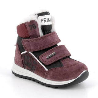 Primigi 6855255 WINE-BLACK dívčí zimní obuv s membránou Gore tex