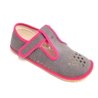 Beda BF060041 Pink dívčí barefoot přezůvka