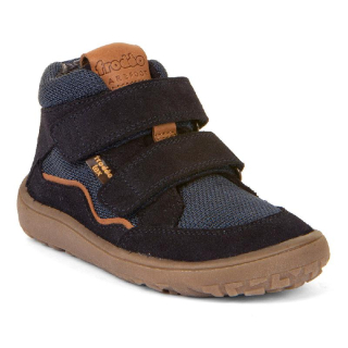 Froddo G3110254 dark blue dětská barefoot chlapecká podzimní obuv s membránou Froddo tex