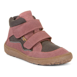 Froddo G3110254-6 grey/pink dětská dívčí podzimní barefoot obuv s membránou Froddo-tex