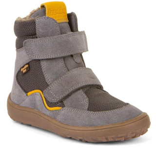 Froddo G3160233-3 GREY dětská barefoot chlapecká obuv s membránou Froddo tex