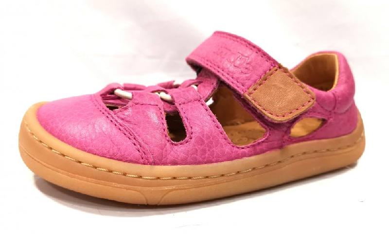 Froddo G3150217-9 fuxia dívčí barefoot kožený sandál