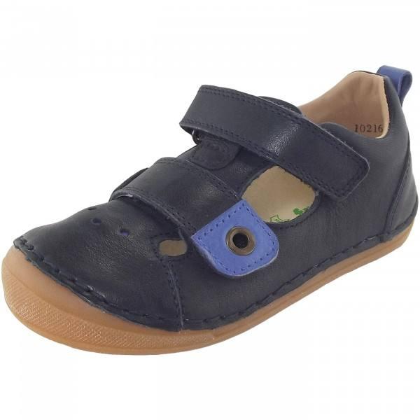 FRODDO G2150074 DARK BLUE CHLAPECKÝ KOŽENÝ SANDÁL